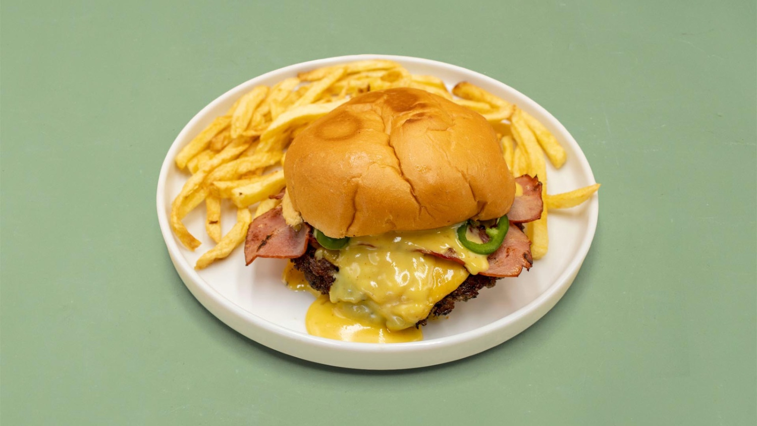 The Jalapenos Double Burger (τεμ.)